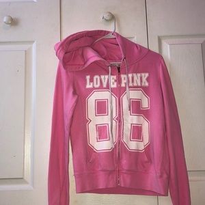 PINK zip up jacket